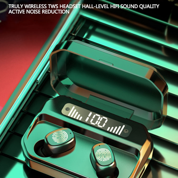 M8 Bluetooth 5.0 TWS Touch Digital Display True Wireless Bluetooth Earphone with Charging Box(White) - TWS Earphone by PMC TechLife | Online Shopping South Africa | PMC TechLife