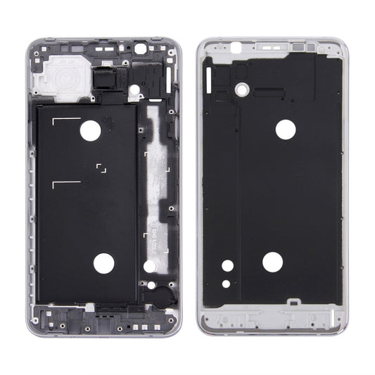 For Galaxy J7 (2016) / J710 Front Housing LCD Frame Bezel Plate (Grey) - Frame Bezel Plate by PMC Jewellery | Online Shopping South Africa | PMC Jewellery