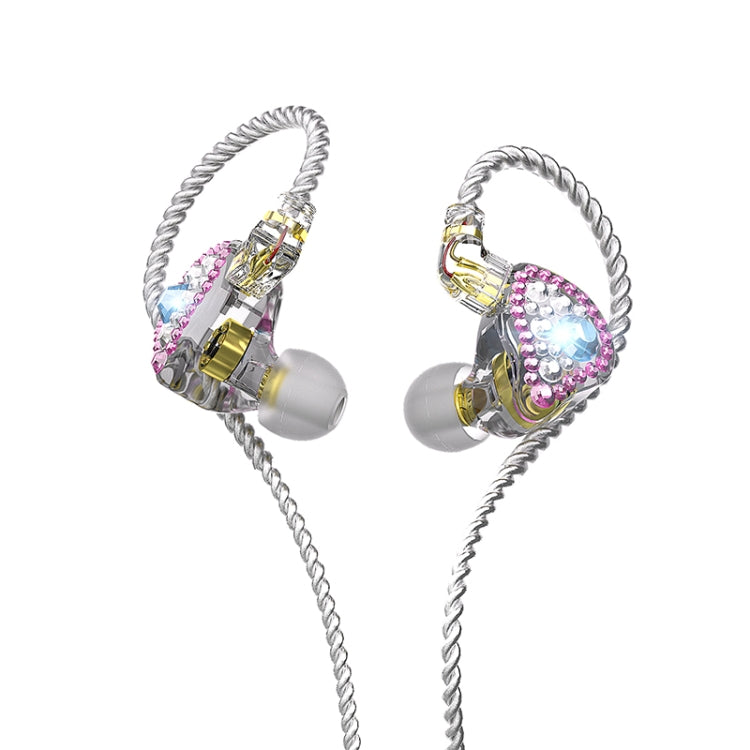 CVJ Liuli 3.5mm In-ear Wired Headphones,Length 1.25m (Red) - In Ear Wired Earphone by CVJ | Online Shopping South Africa | PMC Jewellery