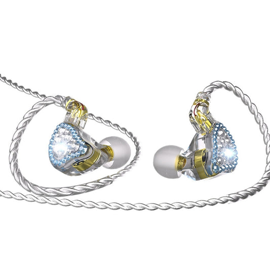 CVJ Liuli 3.5mm In-ear Wired Headphones,Length 2.5m (Blue) - In Ear Wired Earphone by CVJ | Online Shopping South Africa | PMC Jewellery
