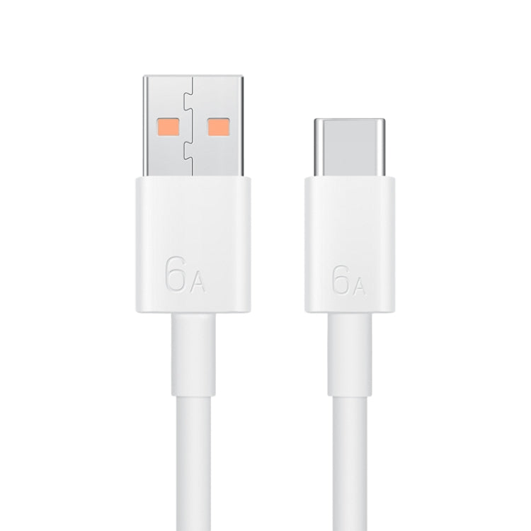 Original Huawei CC790 USB Type-A to USB-C / Type-C Interface 6A Data Cable, Cable Length: 1m(White) - free shipping - PMC TechLife - Order now!