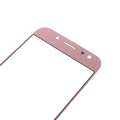 For Galaxy J3 (2017) / J330 Front Screen Outer Glass Lens (Rose Gold) - Outer Glass Lens by PMC Jewellery | Online Shopping South Africa | PMC Jewellery