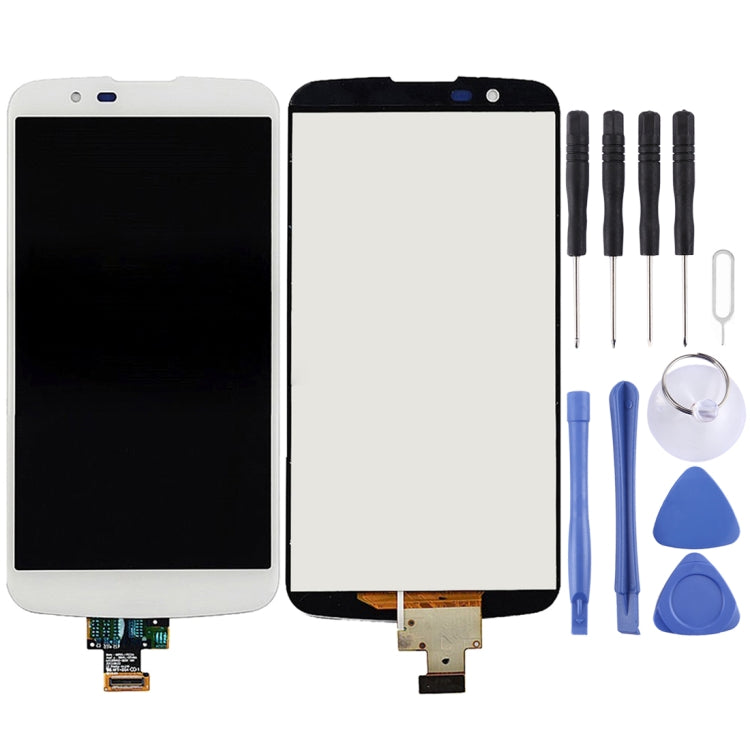 LCD Screen and Digitizer Full Assembly for LG K10 Lte / K10 2016 / K410 / K420 / K420N / K430 / K430DS / K430DSF / K430DSY (White) - For LG by PMC Jewellery | Online Shopping South Africa | PMC Jewellery