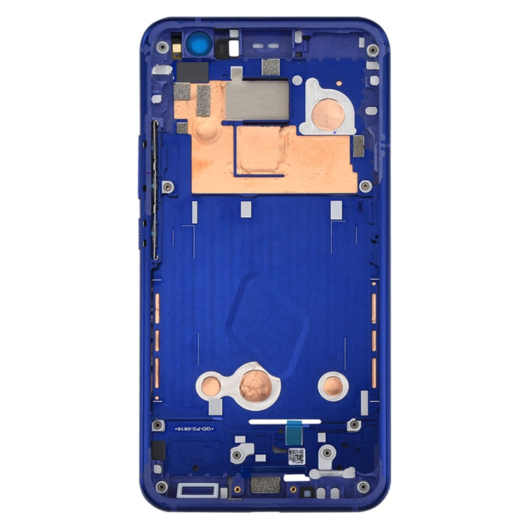 for HTC U11 Front Housing LCD Frame Bezel Plate(Dark Blue) - Full Housing Cover by PMC Jewellery | Online Shopping South Africa | PMC Jewellery