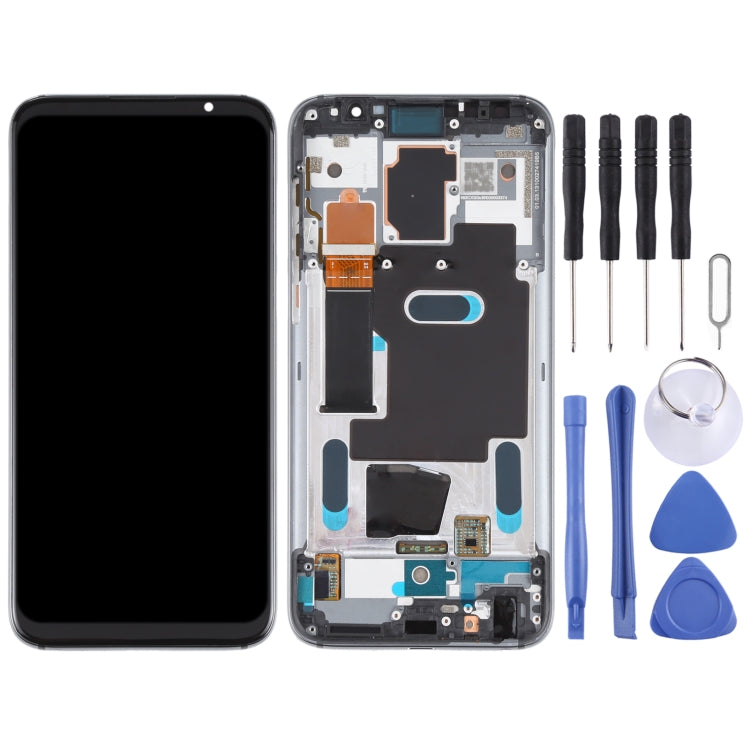 Original LCD Screen for Meizu 16 / 16th / M882H / M882Q Digitizer Full Assembly with Frame(Black) - LCD Screen by PMC Jewellery | Online Shopping South Africa | PMC Jewellery