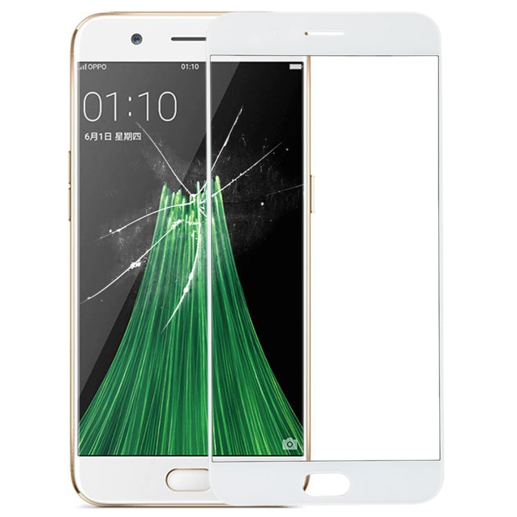 For OPPO R11 Plus Front Screen Outer Glass Lens (White) - Outer Glass Lens by PMC Jewellery | Online Shopping South Africa | PMC Jewellery