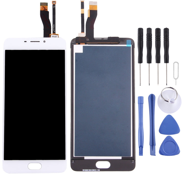 TFT LCD Screen for Meizu M5 Note / Meilan Note 5 with Digitizer Full Assembly(White) - free shipping - PMC TechLife - Order now!
