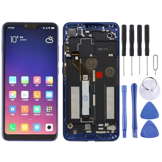 TFT LCD Screen for Xiaomi Mi 8 Lite Digitizer Full Assembly with Frame(Blue) - LCD Screen by PMC Jewellery | Online Shopping South Africa | PMC Jewellery