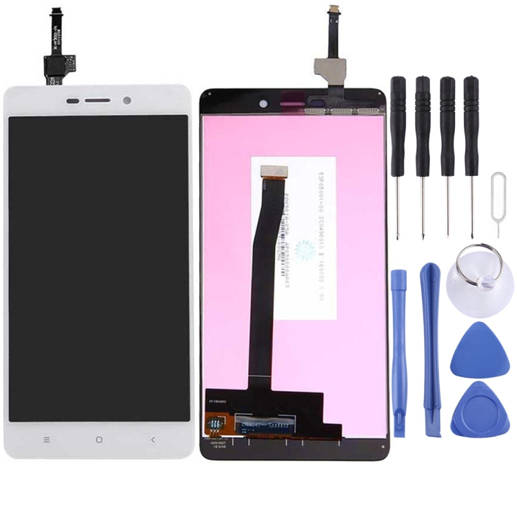 TFT LCD Screen for Xiaomi Redmi 3 / 3s with Digitizer Full Assembly(White) - free shipping - PMC TechLife - Order now!