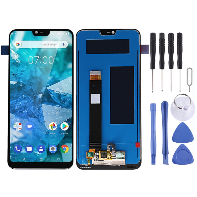 TFT LCD Screen for Nokia 7.1 TA-1085 TA-1095 TA-1096 with Digitizer Full Assembly (Black) - LCD Screen by PMC Jewellery | Online Shopping South Africa | PMC Jewellery