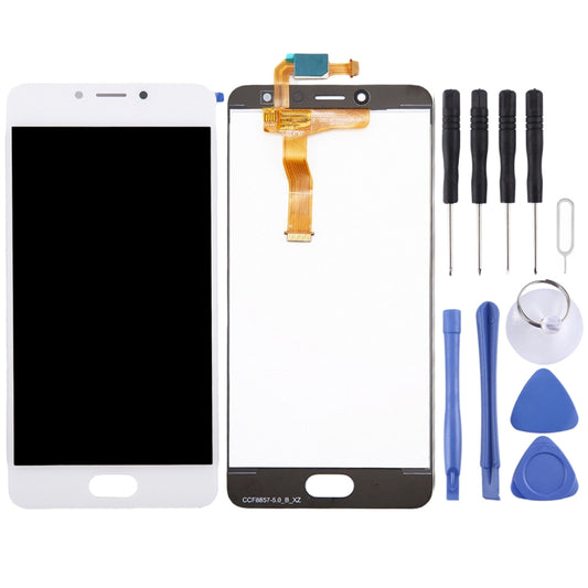 TFT LCD Screen for Meizu Meilan A5 / M5c with Digitizer Full Assembly(White) - LCD Screen by PMC Jewellery | Online Shopping South Africa | PMC Jewellery