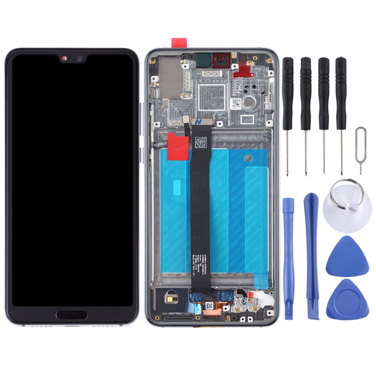 OEM LCD Screen for Huawei P20 Digitizer Full Assembly with Frame (Twilight) - LCD Screen by PMC Jewellery | Online Shopping South Africa | PMC Jewellery