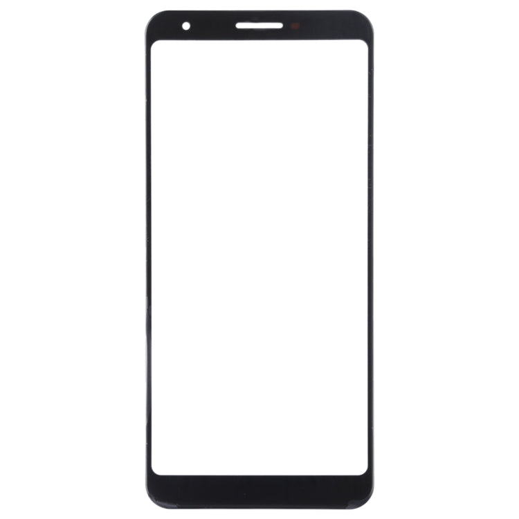 Front Screen Outer Glass Lens for Google Pixel 3a(Black) - Outer Glass Lens by PMC Jewellery | Online Shopping South Africa | PMC Jewellery