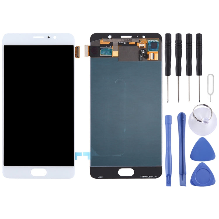 Original LCD Screen for Meizu Pro 6 Plus with Digitizer Full Assembly(White) - LCD Screen by PMC Jewellery | Online Shopping South Africa | PMC Jewellery