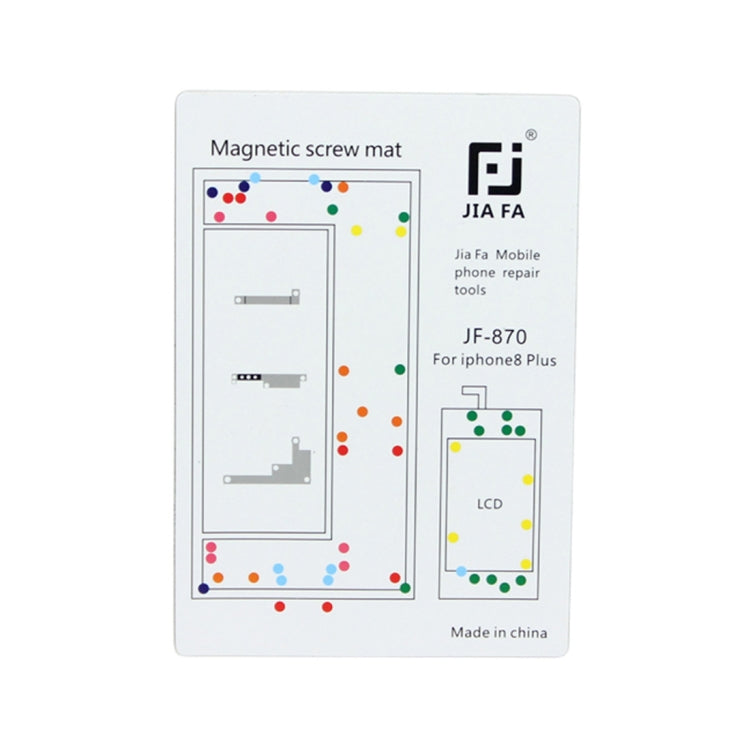 JIAFA Magnetic Screws Mat for iPhone 8 Plus - Magnetic Screws Mat by JIAFA | Online Shopping South Africa | PMC TechLife