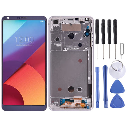 Original LCD Screen for for LG G6 / H870 / H870DS / H872 / LS993 / VS998 / US997 Digitizer Full Assembly with Frame(Purple) - For LG by PMC Jewellery | Online Shopping South Africa | PMC Jewellery