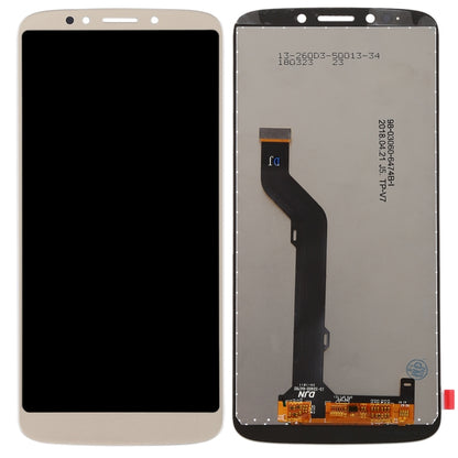 TFT LCD Screen for Motorola Moto E5 Plus with Digitizer Full Assembly (Gold) - LCD Screen by PMC Jewellery | Online Shopping South Africa | PMC Jewellery