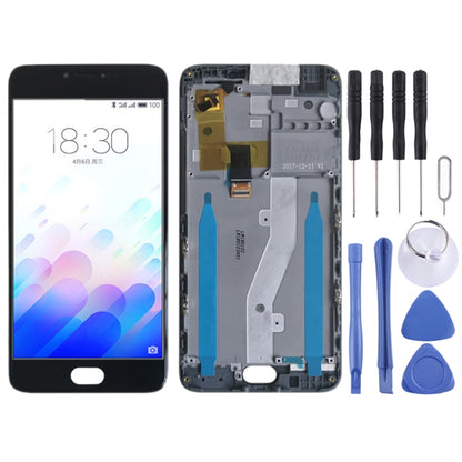 TFT LCD Screen for Meizu M3 Note (International Version)M681H M681Q Digitizer Full Assembly with Frame(Black) - LCD Screen by PMC Jewellery | Online Shopping South Africa | PMC Jewellery