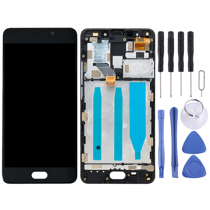 TFT LCD Screen for Meizu M6 Note Digitizer Full Assembly with Frame(Black) - LCD Screen by PMC Jewellery | Online Shopping South Africa | PMC Jewellery