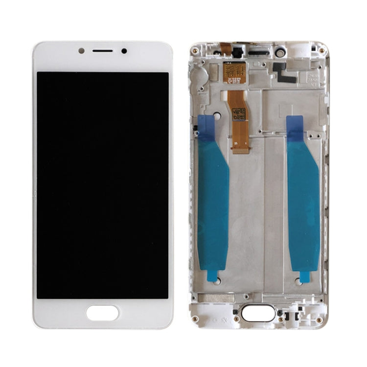 TFT LCD Screen for Meizu Meilan A5 / M5c Digitizer Full Assembly with Frame(White) - LCD Screen by PMC Jewellery | Online Shopping South Africa | PMC Jewellery