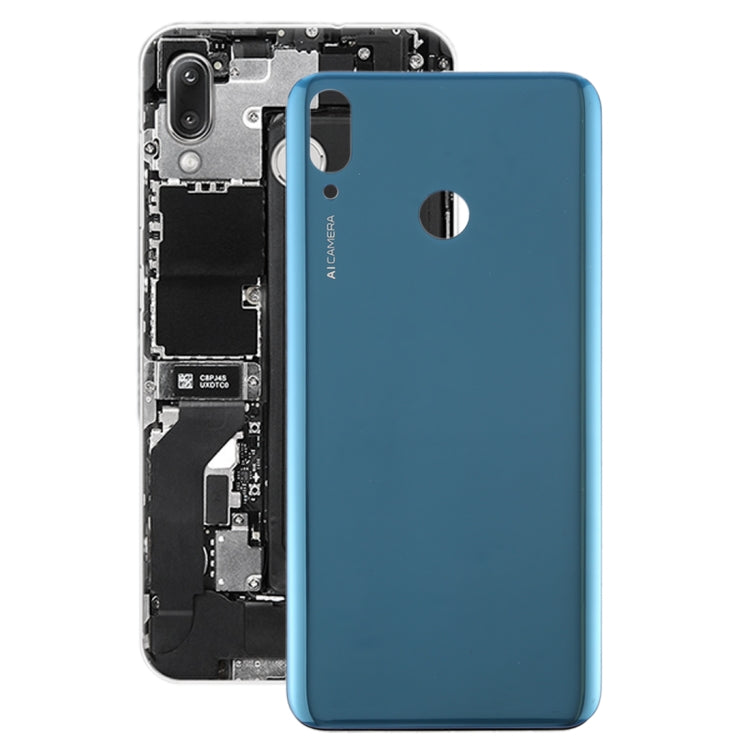Battery Back Cover for Huawei Y9 (2019)(Blue) - Back Cover by PMC TechLife | Online Shopping South Africa | PMC TechLife | Buy Now Pay Later Mobicred