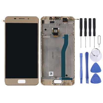 OEM LCD Screen for ASUS Zenfone 3S Max ZC521TL X00GD Digitizer Full Assembly with Frame（Gold) - LCD Screen by PMC Jewellery | Online Shopping South Africa | PMC Jewellery