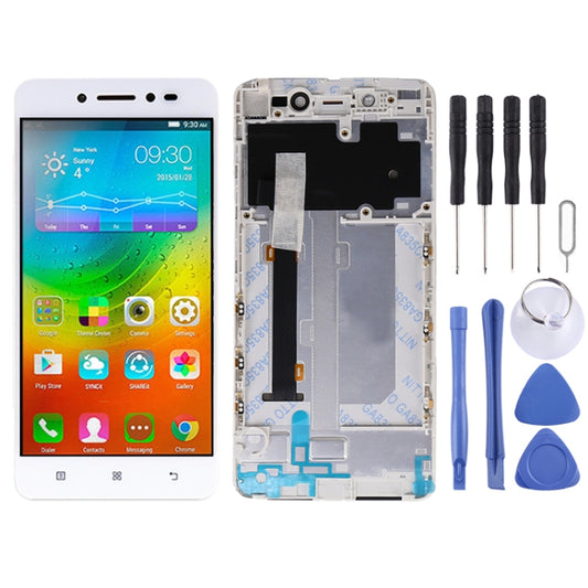 OEM LCD Screen for Lenovo S90 S90-T S90-U S90-A Digitizer Full Assembly with Frame (White) - LCD Screen by PMC Jewellery | Online Shopping South Africa | PMC Jewellery