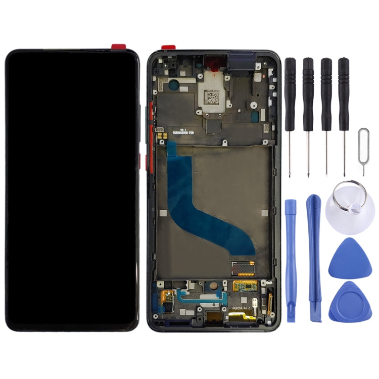 OLED LCD Screen for Xiaomi Redmi K20 / Redmi K20 Pro / 9T Pro Digitizer Full Assembly with Frame(Black) - LCD Screen by PMC Jewellery | Online Shopping South Africa | PMC Jewellery