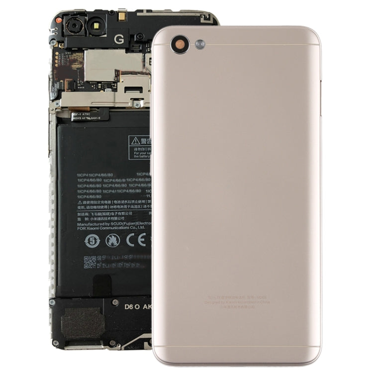 Back Cover with Camera Lens & Side Keys for Xiaomi Redmi Note 5A(Gold) - free shipping - PMC TechLife - Order now!