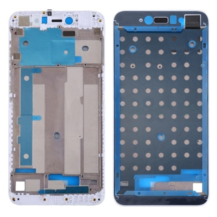 Front Housing LCD Frame Bezel for Xiaomi Redmi Note 5A Prime / Y1(White) - Frame Bezel Plate by PMC TechLife | Online Shopping South Africa | PMC TechLife