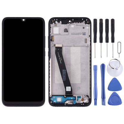 TFT LCD Screen for Xiaomi Redmi 7 Digitizer Full Assembly with Frame(Black) - LCD Screen by PMC Jewellery | Online Shopping South Africa | PMC Jewellery