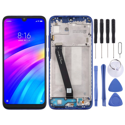 TFT LCD Screen for Xiaomi Redmi 7 Digitizer Full Assembly with Frame(Blue) - LCD Screen by PMC Jewellery | Online Shopping South Africa | PMC Jewellery