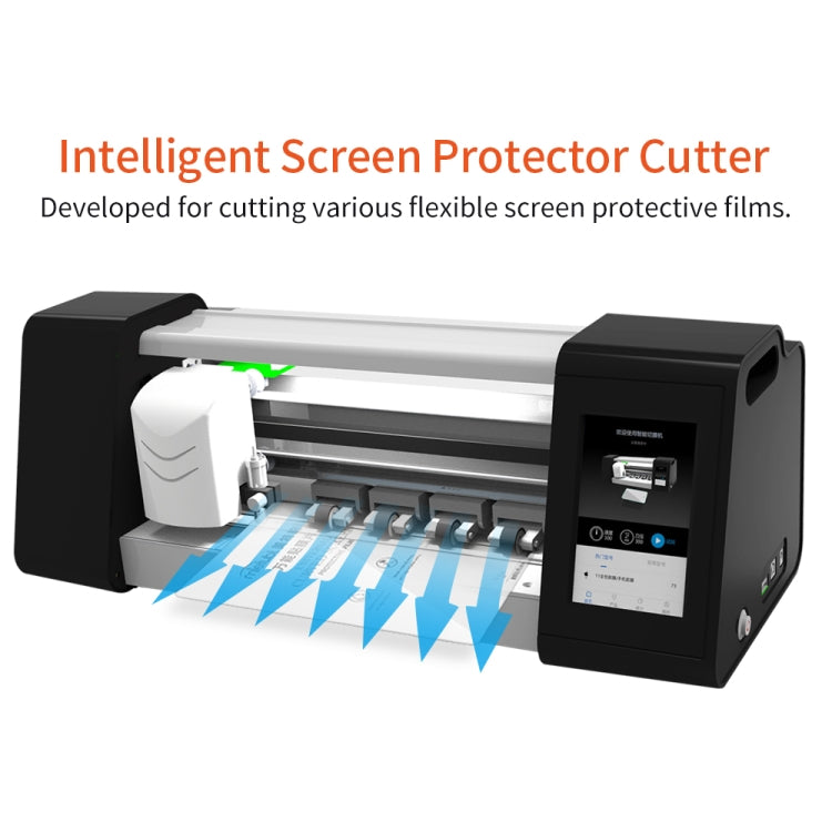 Intelligent Touch LCD Screen Flexible TPU Hydraulic Film Protector Cutter Machine - free shipping - PMC TechLife - Order now!
