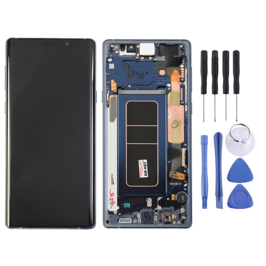 LCD Screen and Digitizer Full Assembly with Frame for Galaxy Note9 / N960A / N960F / N960V / N960T / N960U(Blue) - LCD Screen by PMC Jewellery | Online Shopping South Africa | PMC Jewellery
