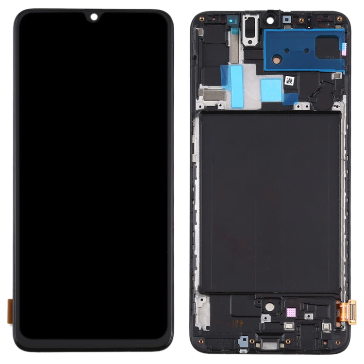 TFT LCD Screen for Samsung Galaxy A70  Digitizer Full Assembly with Frame, Not Supporting Fingerprint Identification (Black) - LCD Screen by PMC Jewellery | Online Shopping South Africa | PMC Jewellery