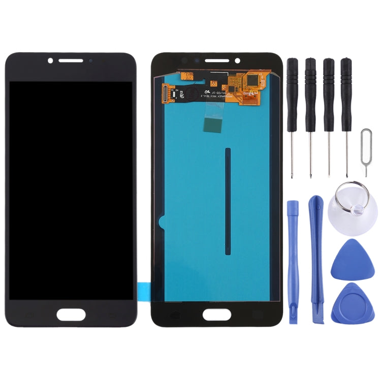 OLED LCD Screen for Galaxy C7 Pro / C7010 with Digitizer Full Assembly (Black) - LCD Screen by PMC Jewellery | Online Shopping South Africa | PMC Jewellery
