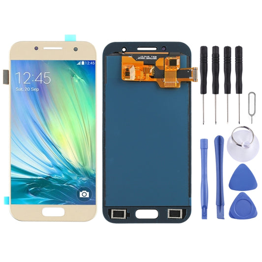 TFT LCD Screen for Galaxy A3 (2017), A320FL, A320F, A320F/DS, A320Y/DS, A320Y With Digitizer Full Assembly (Gold) - LCD Screen by PMC Jewellery | Online Shopping South Africa | PMC Jewellery