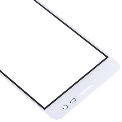 For Samsung Galaxy J3 Pro / J3110 10pcs Front Screen Outer Glass Lens (White) - Outer Glass Lens by PMC Jewellery | Online Shopping South Africa | PMC Jewellery