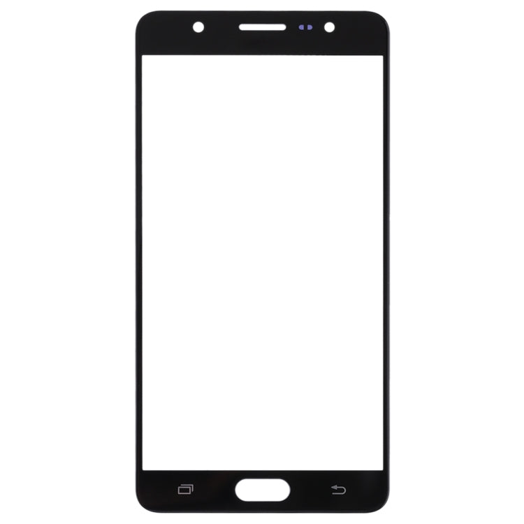 For Samsung Galaxy J7 Max 10pcs Front Screen Outer Glass Lens (Black) - Outer Glass Lens by PMC Jewellery | Online Shopping South Africa | PMC Jewellery