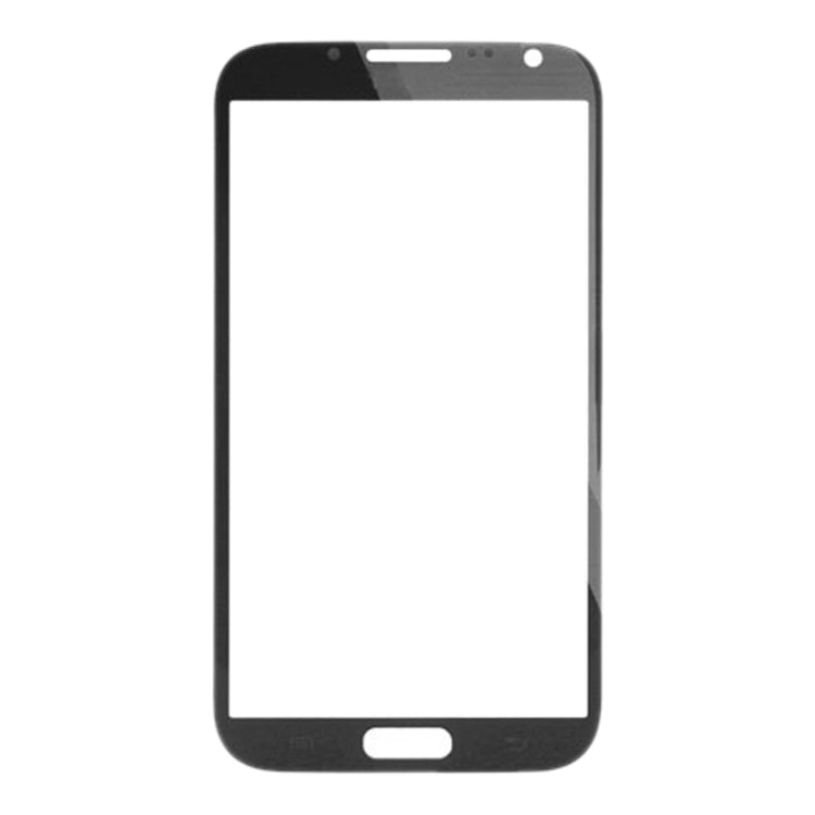 For Samsung Galaxy Note II / N7100 10pcs Front Screen Outer Glass Lens (Black) - Outer Glass Lens by PMC Jewellery | Online Shopping South Africa | PMC Jewellery