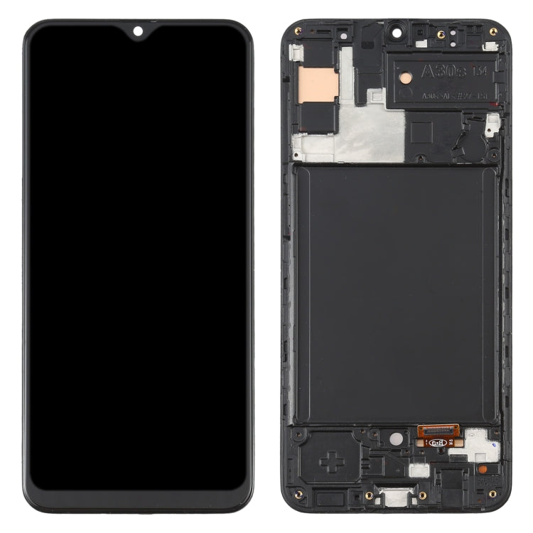 OLED LCD Screen for Samsung Galaxy A30S SM-A307 Digitizer Full Assembly with Frame (Black) - LCD Screen by PMC Jewellery | Online Shopping South Africa | PMC Jewellery