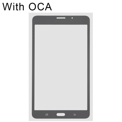 For Samsung Galaxy Tab A 7.0 LTE (2016) / T285 Front Screen Outer Glass Lens with OCA Optically Clear Adhesive (Black) - Outer Glass Lens by PMC Jewellery | Online Shopping South Africa | PMC Jewellery