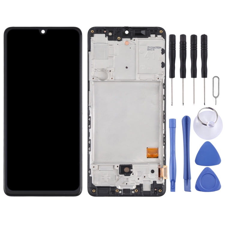 Original Super AMOLED LCD Screen for Samsung Galaxy A41 SM-A415 Digitizer Full Assembly with Frame (Black) - LCD Screen by PMC Jewellery | Online Shopping South Africa | PMC Jewellery