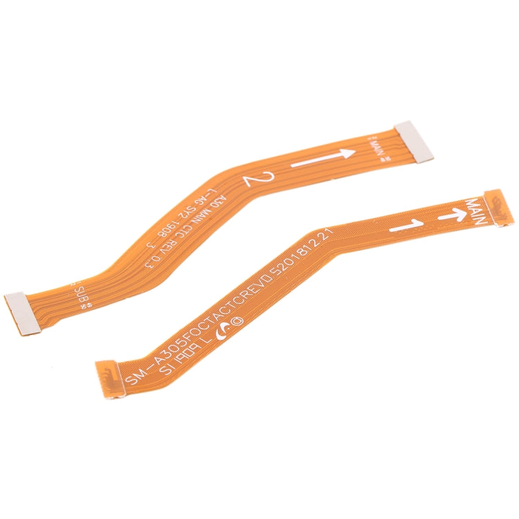 For Galaxy A30 Motherboard Flex Cable + LCD Flex Cable - Flex Cable by PMC Jewellery | Online Shopping South Africa | PMC Jewellery