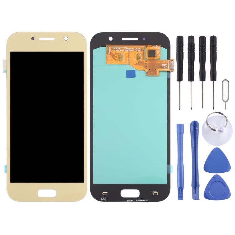 OLED LCD Screen for Samsung Galaxy A5 (2017) SM-A520 With Digitizer Full Assembly (Gold) - LCD Screen by PMC Jewellery | Online Shopping South Africa | PMC Jewellery