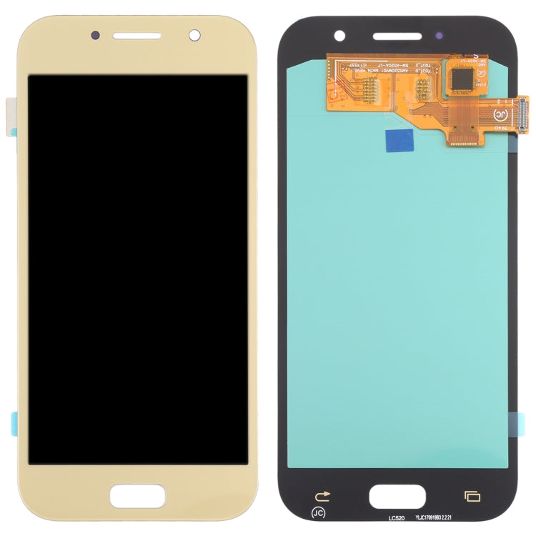 OLED LCD Screen for Samsung Galaxy A5 (2017) SM-A520 With Digitizer Full Assembly (Gold) - LCD Screen by PMC Jewellery | Online Shopping South Africa | PMC Jewellery