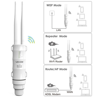 AC600 High Power Dual Band Outdoor Wi-Fi Range Extender - Boosters by PMC Jewellery | Online Shopping South Africa | PMC Jewellery