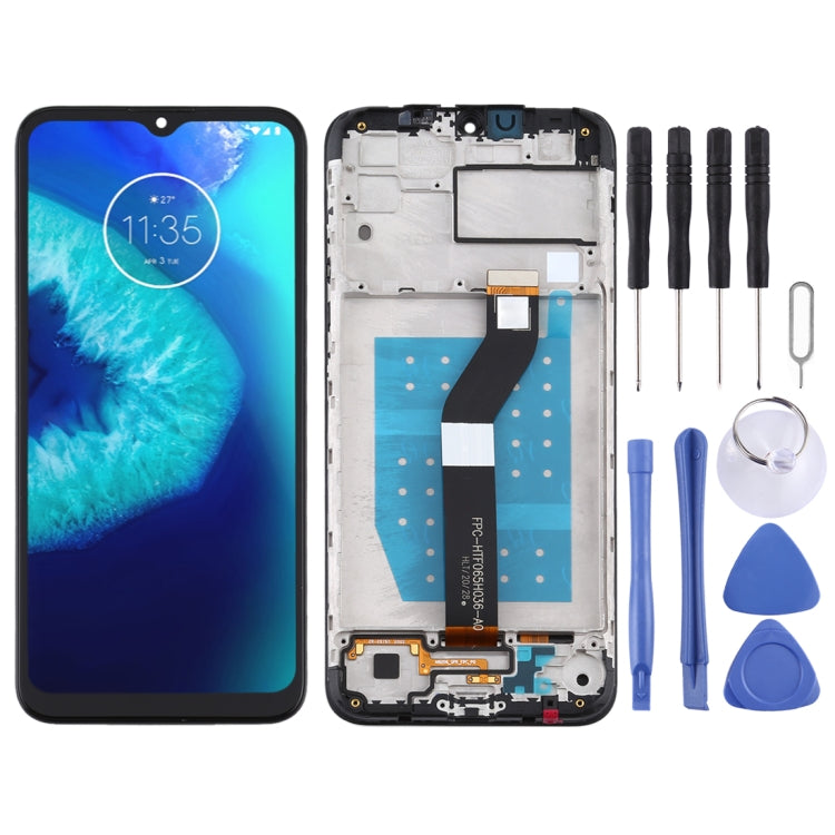 TFT LCD Screen for Motorola Moto G8 Power Lite Digitizer Full Assembly with Frame (Black) - free shipping - PMC TechLife - Order now!