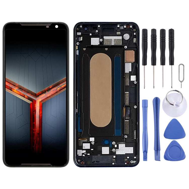 Original LCD Screen for Asus ROG Phone II ZS660KL Digitizer Full Assembly with Frame（Black) - LCD Screen by PMC Jewellery | Online Shopping South Africa | PMC Jewellery