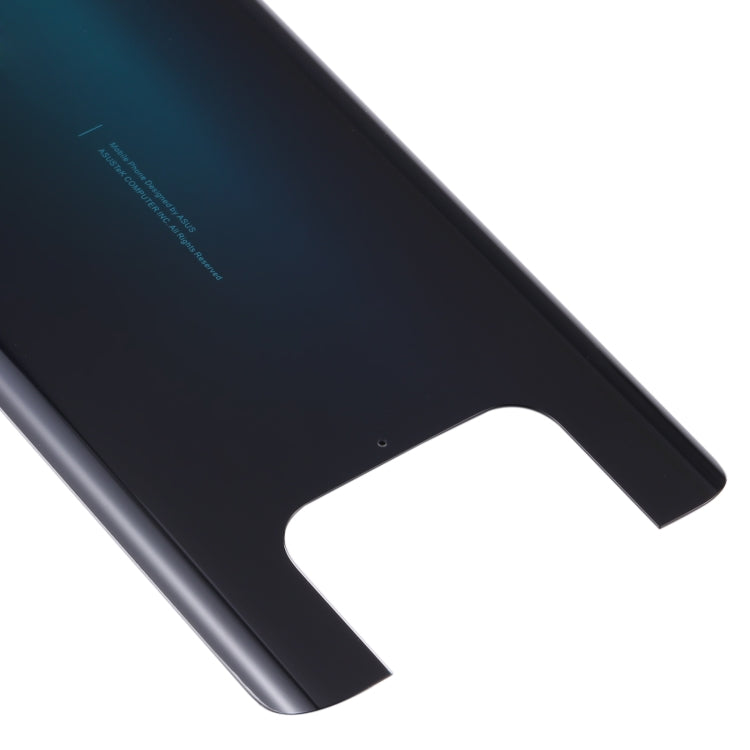 Glass Battery Back Cover for Asus Zenfone 7 ZS670KS(Black) - Back Cover by PMC TechLife | Online Shopping South Africa | PMC TechLife